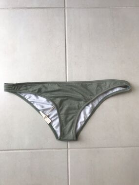 Rhythm Bikini Bottom Multicolor Striped Swimwear